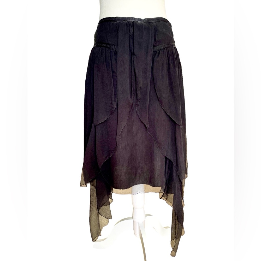 VINTAGE ARMANI EXCHANGE SKIRT. BLACK. SIZE 2